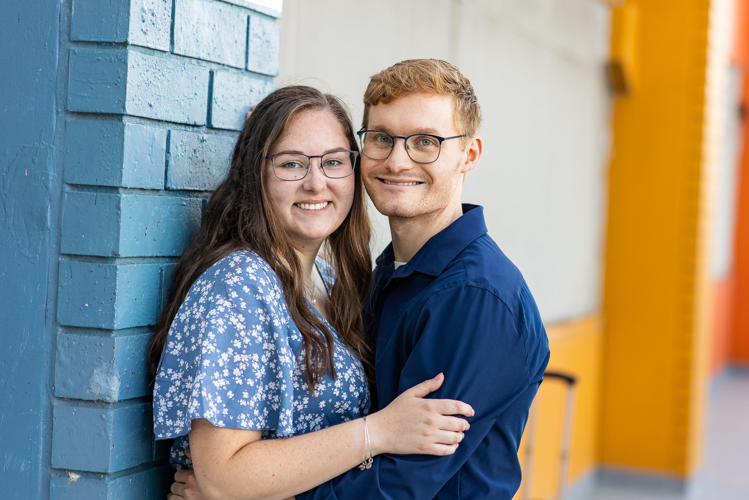 downtown grand rapids engagement session